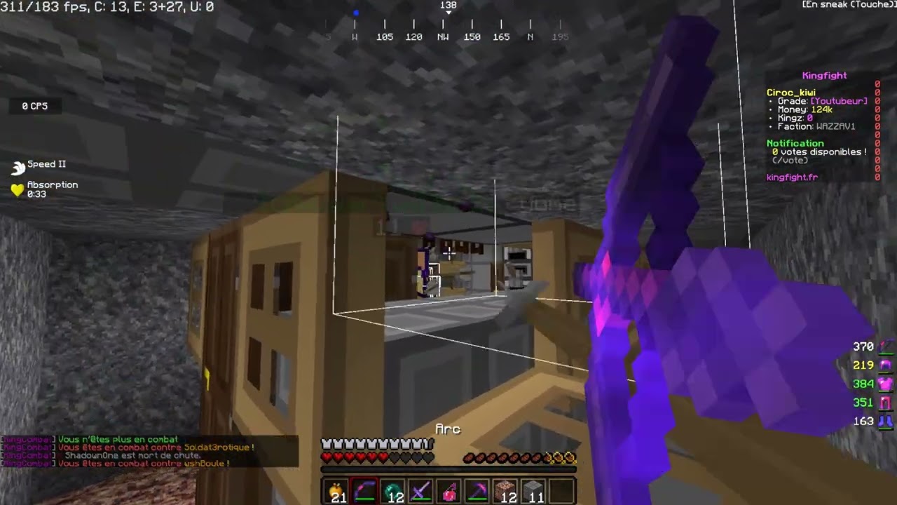 Trapping Montage KingFight #1 : Concoure Full Saphir Runé Avec Epée Onyx
