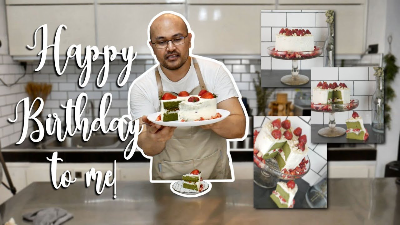 [EASY] Matcha Strawberry Shortcake (Best Sponge Cake Recipe)