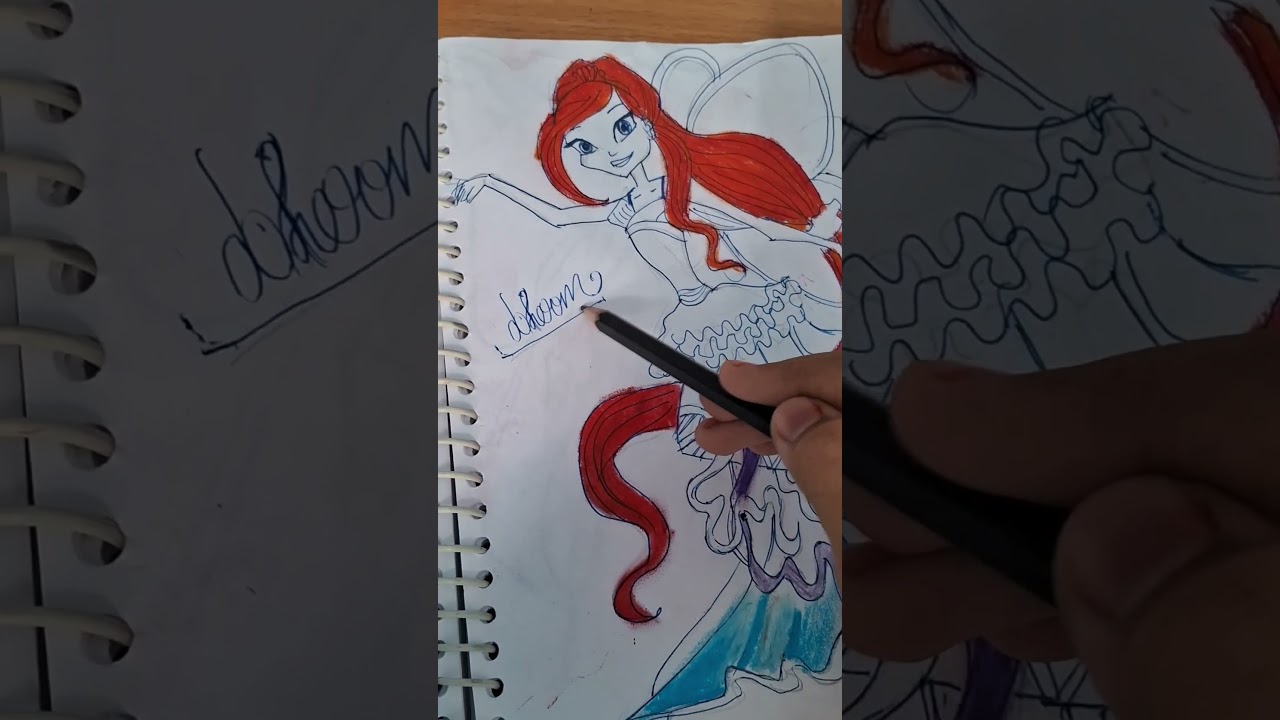 Let's draw winx club characters part 1