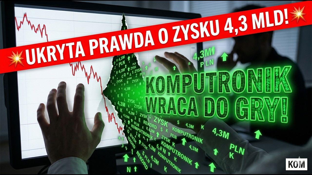 Komputronik wraca do gry! 🚀 Zysk operacyjny +4,3M PLN & 20M limitów od Euvic | H1 FY2025