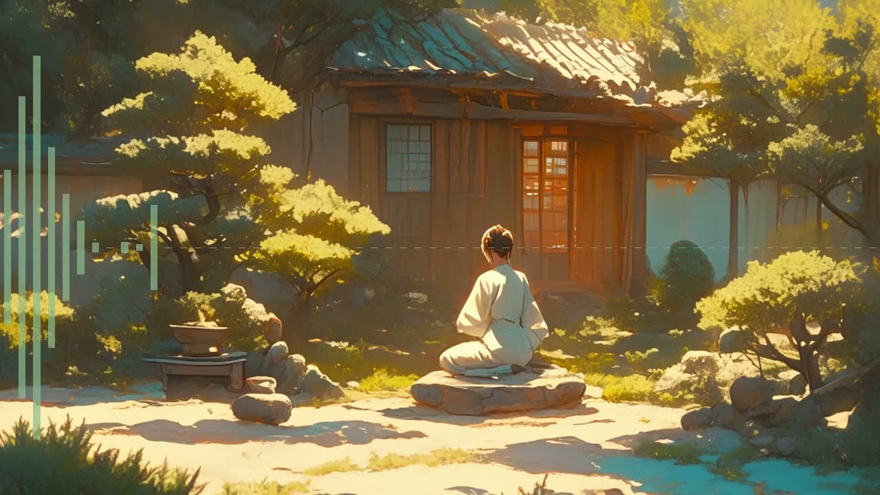 【Relaxing Lo-fi & Meditation Music】Breeze of Chime【Zen Garden Vibes】