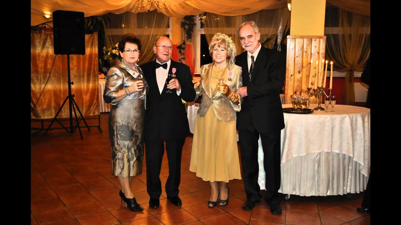 Część 1/2. Janina i Jan Majewscy Złote gody (50 lat). Bolesławiec XII 2011