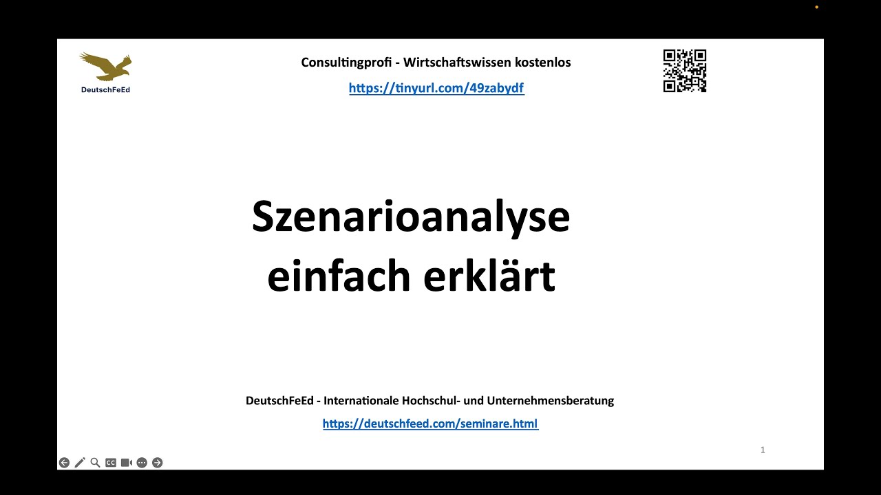 Consultingprofi - Szenarioanalyse - einfach erklärt