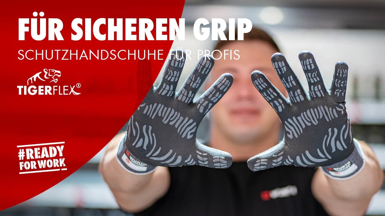 TIGERFLEX® - Handschuhe mit sicherem Grip | Würth AG