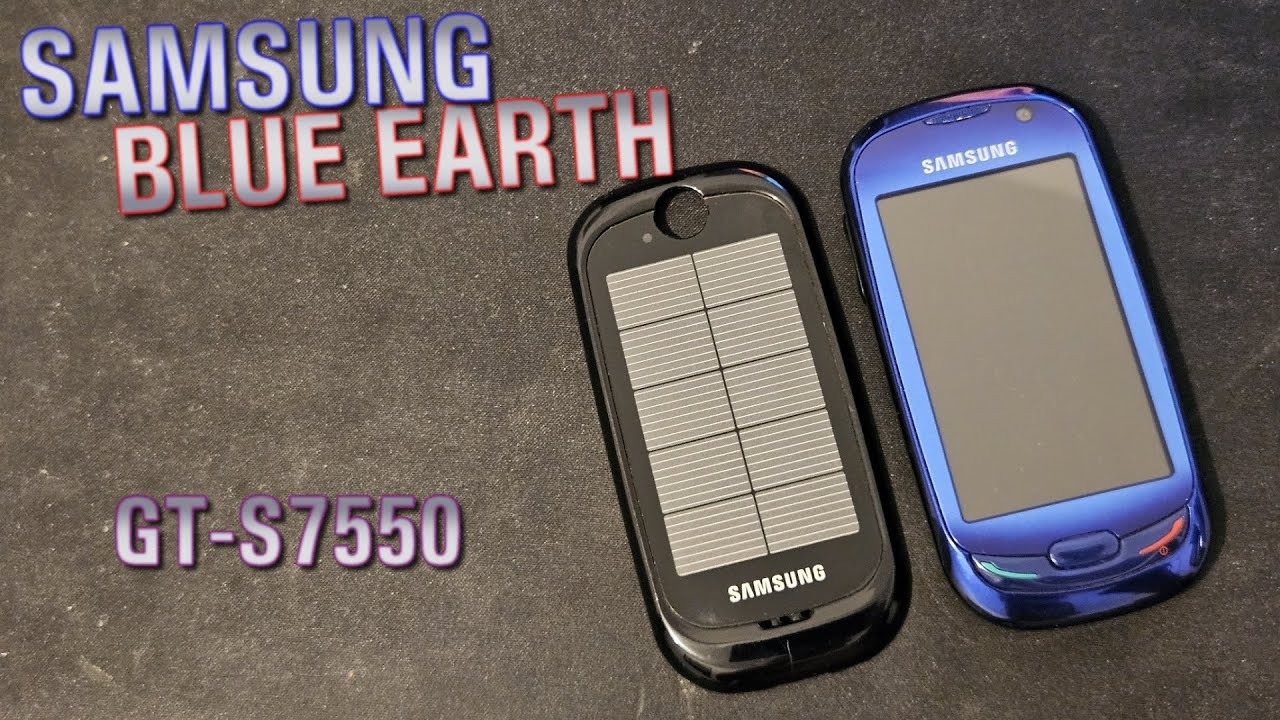 Samsung Blue Earth - S7550 - 2009 - ECO phone with SOLAR PANELS !