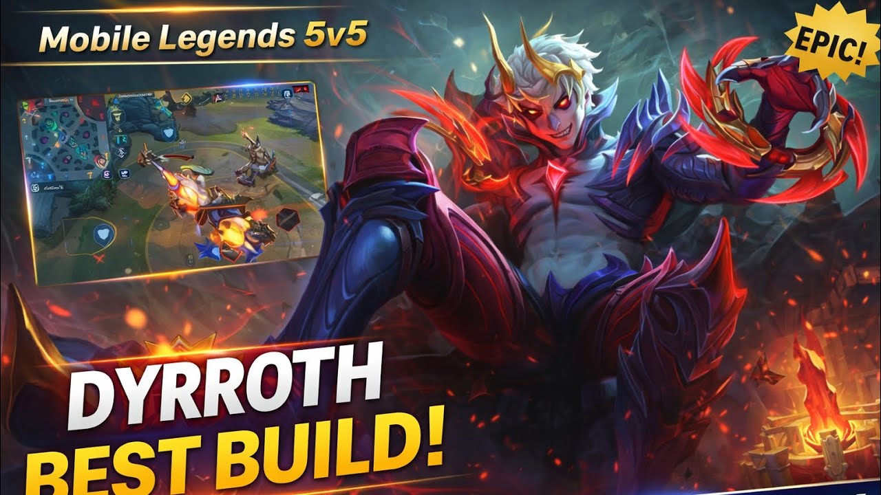 Dyrroth Best Build 🔥 Mobile Legends 5v5 | MVP Victory