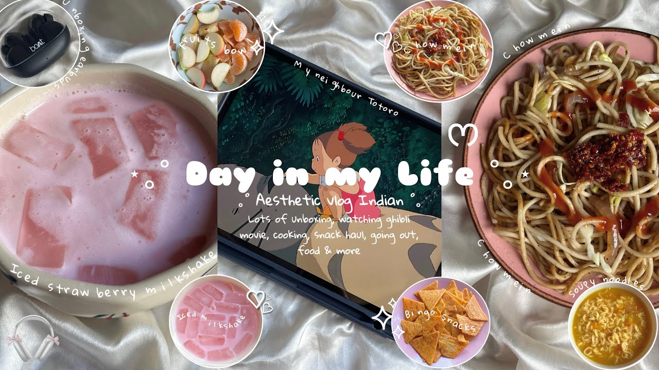 Day in my Life ♡ | Aesthetic vlog Indian 💌 | Homebody vlog🍧✨🎀 #minivlog #food #weeklyvlog #explore