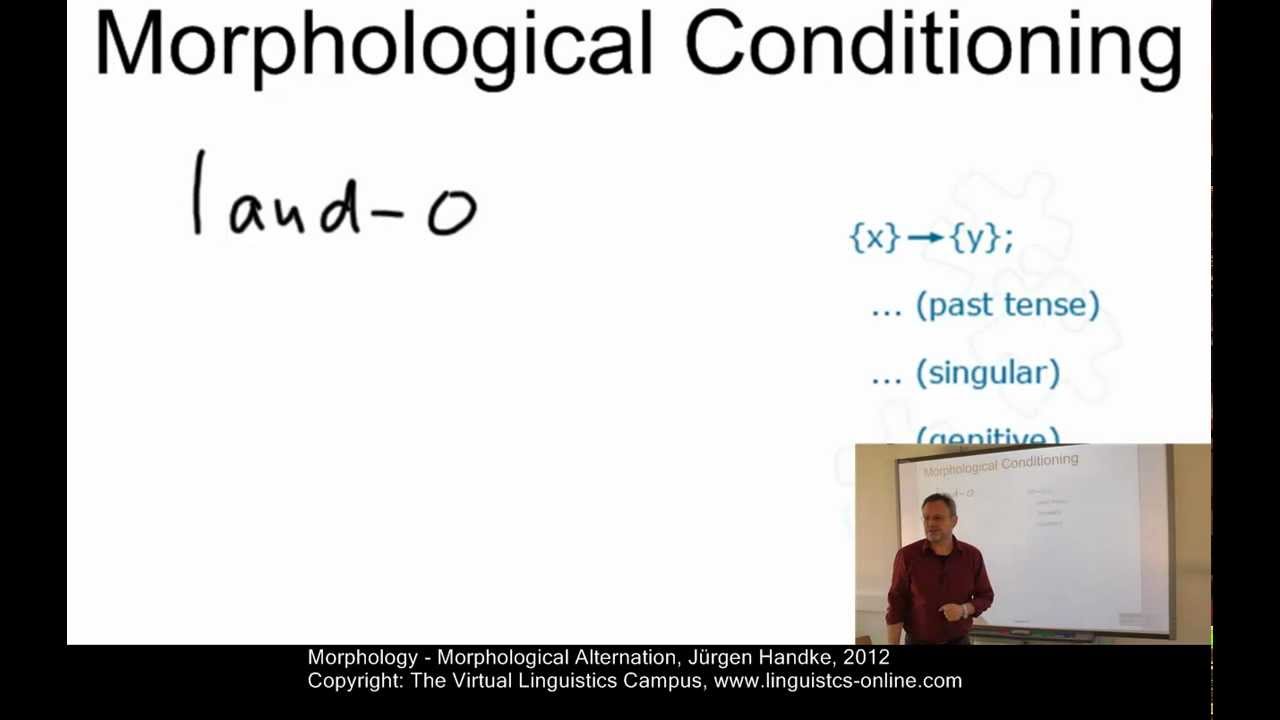 MOR106 - Morphological Alternation