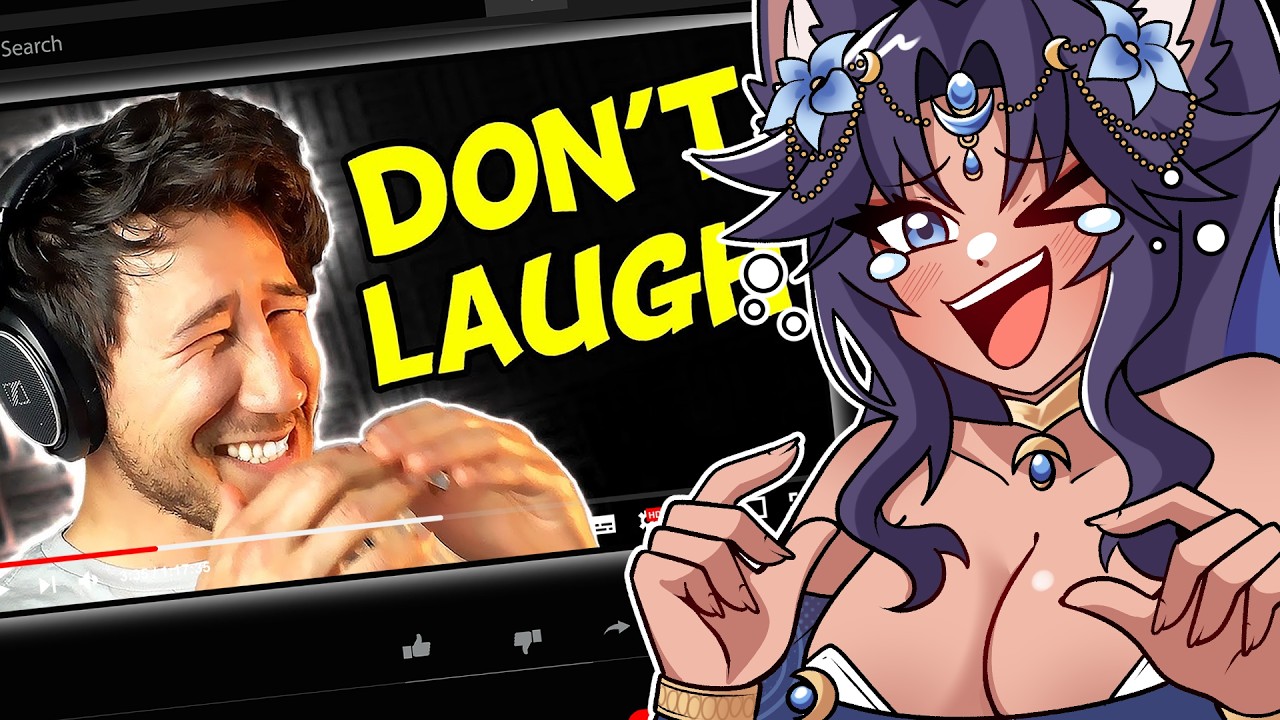REACTING TO MARKIPLIER'S DON'T LAUGH CHALLENGE!