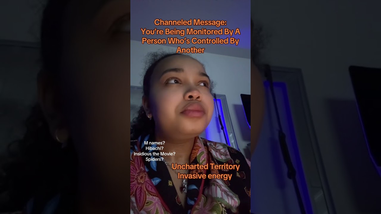 You’re Being Monitored By A Person Who’s Being Controlled By A Handler