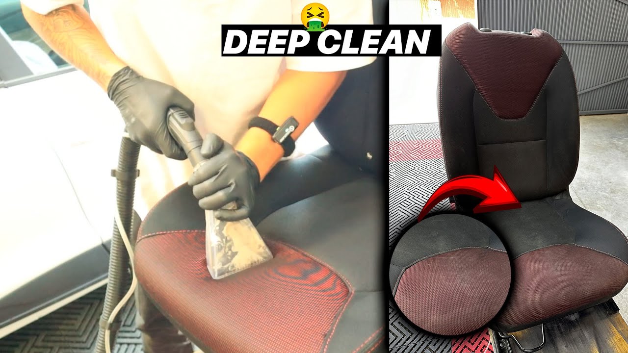 COMO HIGIENIZAR BANCOS DE AUTOMÓVEIS!! - DEEP CLEAN