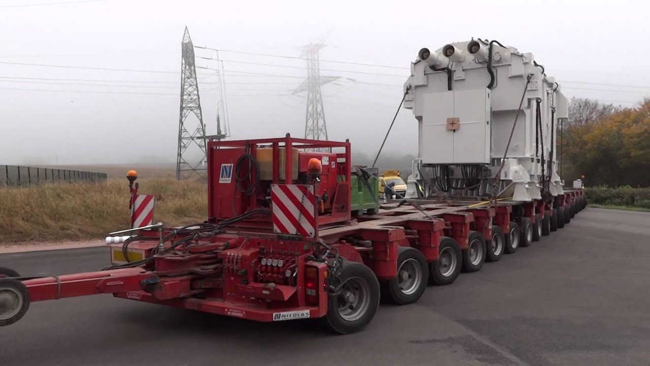 Convoi Cayon, Transformateur JST 600MVA de 170t, le 06/11/14, Copyright Manugo