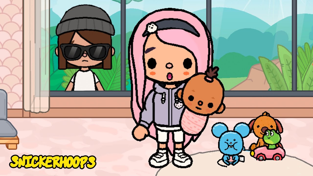 ABANDONED BABY Part 5 | Someone is SPYING on US | Toca Boca Life World Games to Play | Snicker Hoops