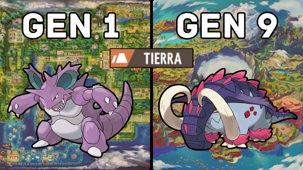 TOP 3 MEJORES POKÉMON TIPO TIERRA DE CADA GENERACIÓN