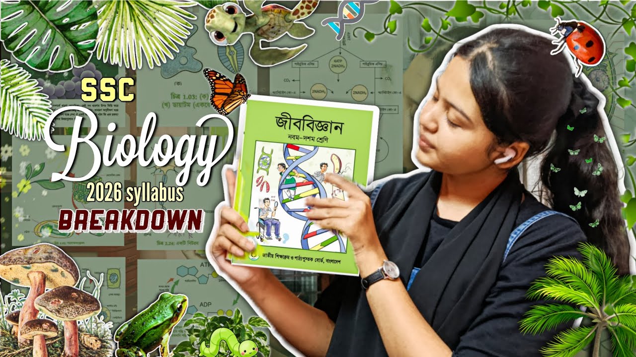SSC Biology Chapter-wise Strategy | 2026 Syllabus Breakdown |