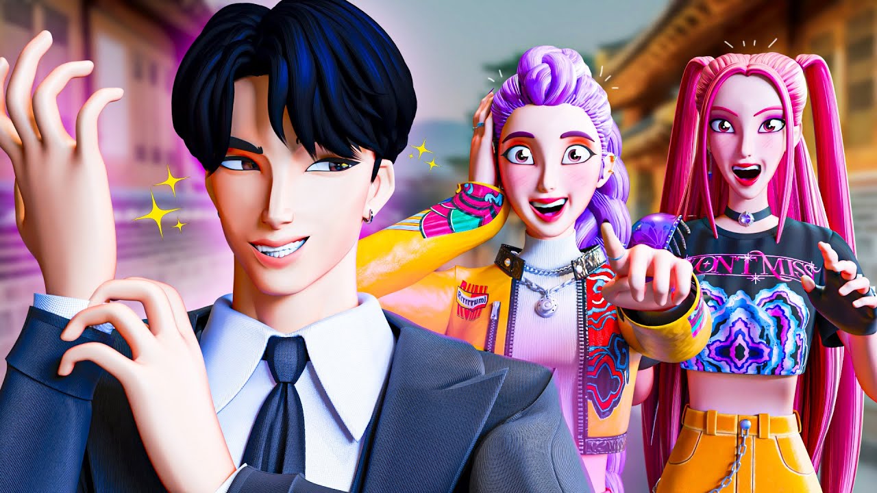 JINU SE HA PUESTO GUAPO! KPop Demon Hunters Animación