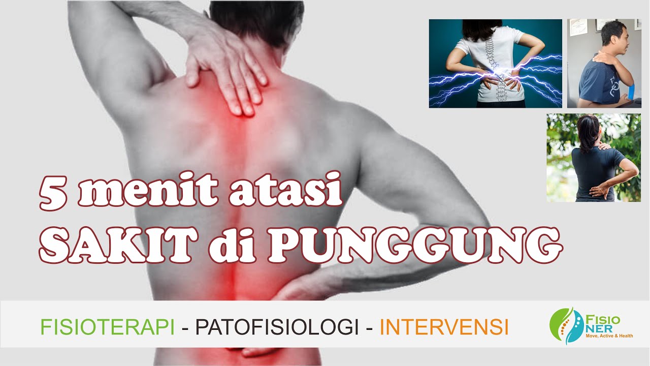 4 Gerakan Mengatasi SAKIT di PUNGGUNG (Cara Fisioterapi)