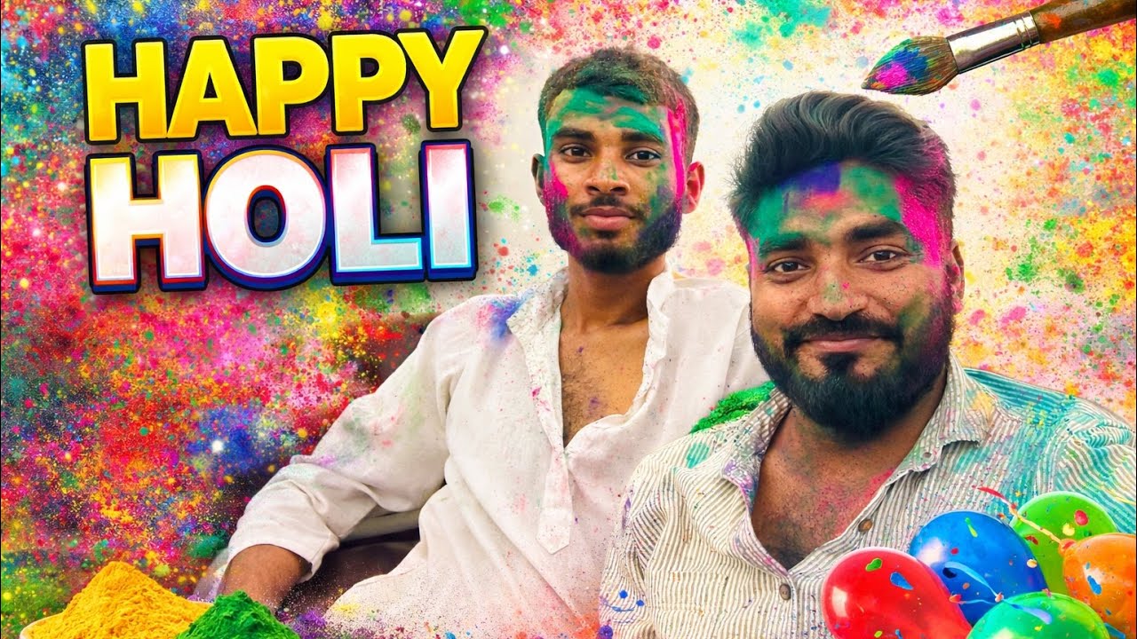 HAPPY HOLI 🤍