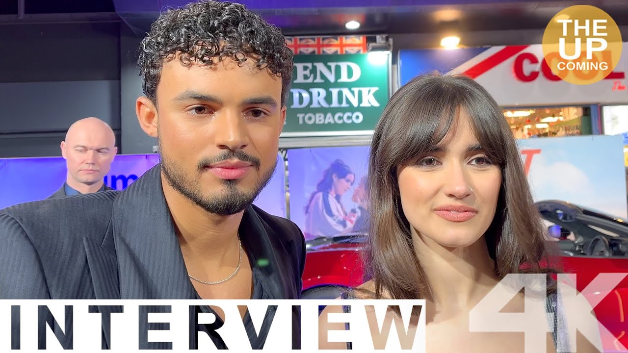 Matthew Broome & Asha Banks interview on My Fault: London premiere: London & electric chemistry