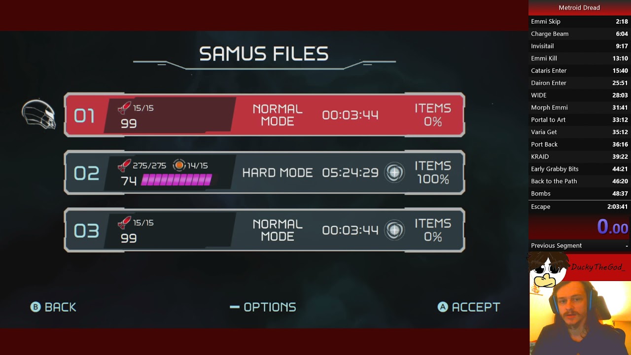I GOT A SUB 2 HOUR SPEEDRUN IN METROID DREAD!!?!