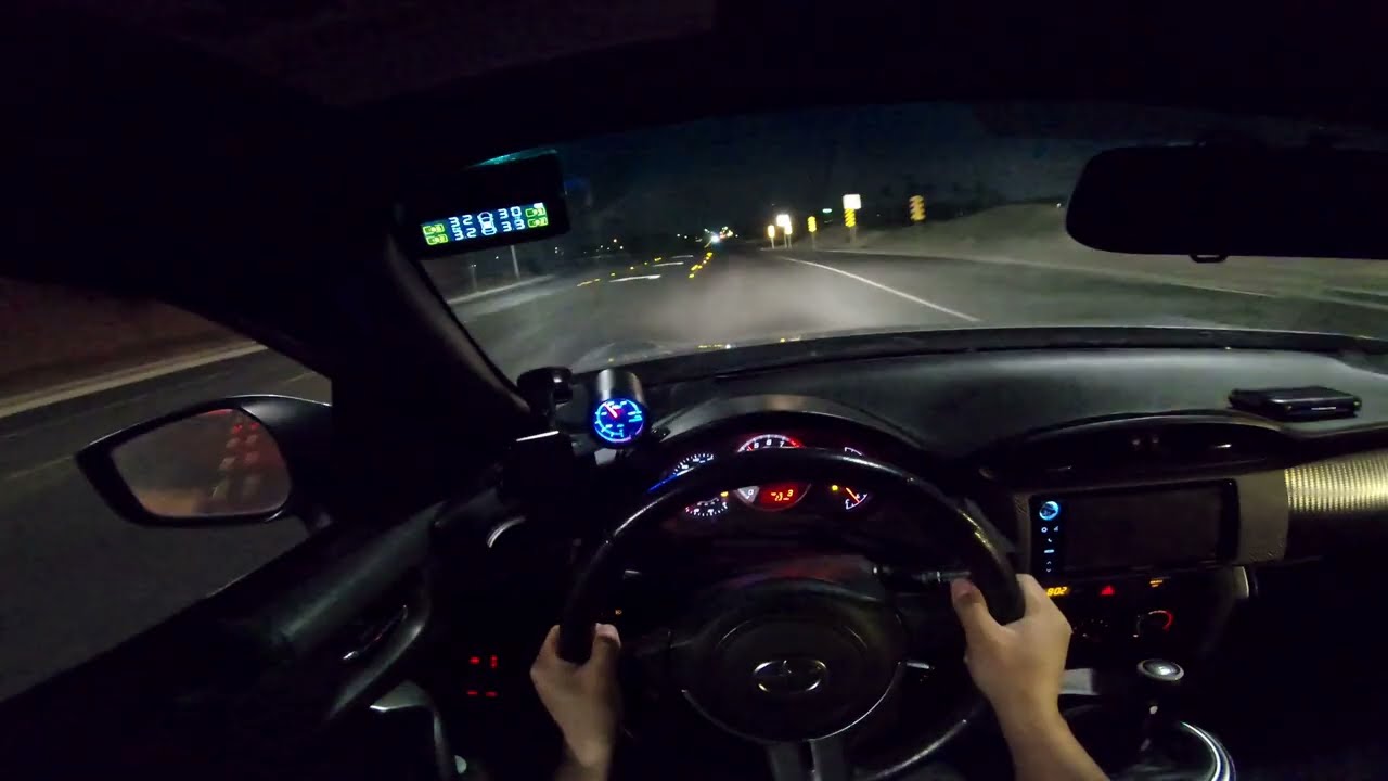 Driving my FRS to get gas POV
