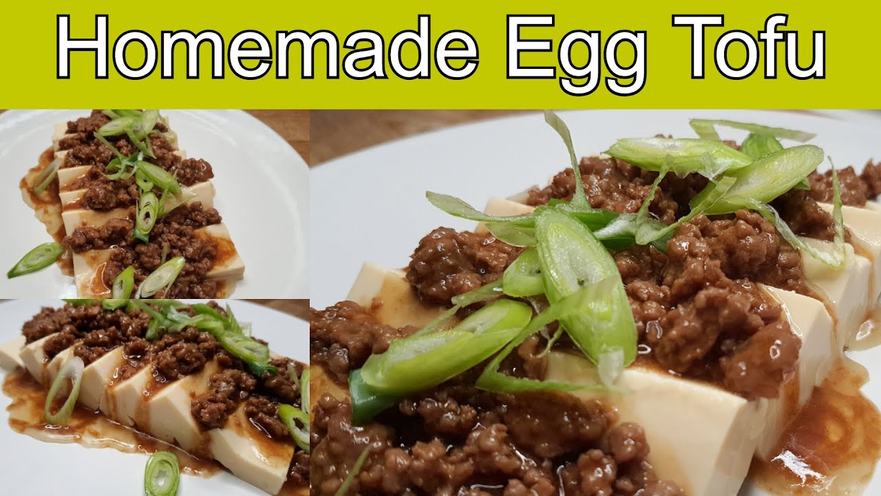 A super tasty and simple dish-----Egg Tofu (It's very easy!) 玉子豆腐