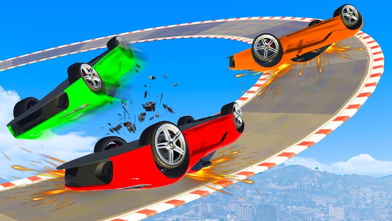 RACING ON OUR ROOFS?! - GTA 5 Funny Moments