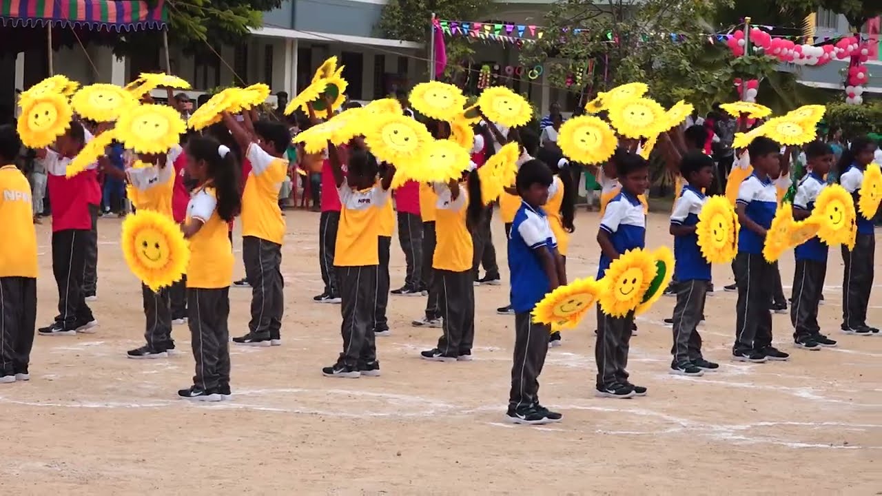 Sunflower Drill | Sports Day 2024 | NPR School
