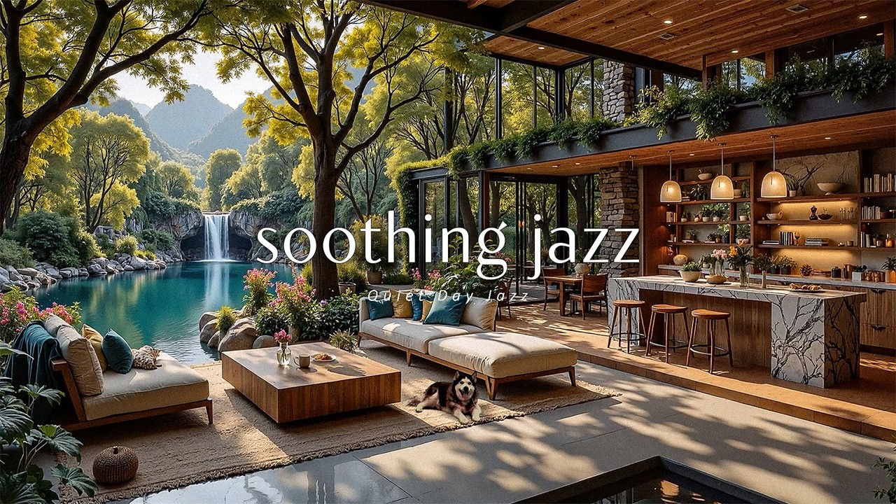 Soothing Jazz Melodies at Relaxing Forest Ambience | Smooth Jazz, Nature  Birdsong for Good Mood