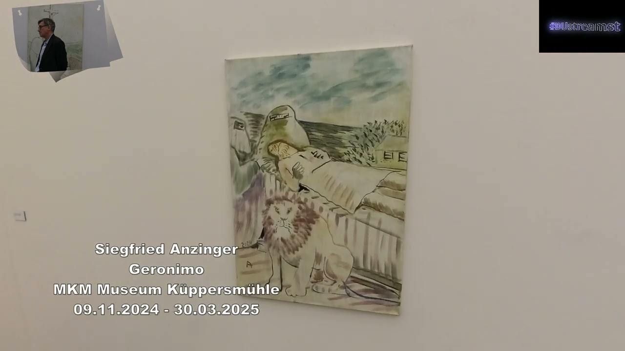 Siegfried Anzinger GERONIMO MKM Museum Küppersmühle 09.11.2024-30.03.2025