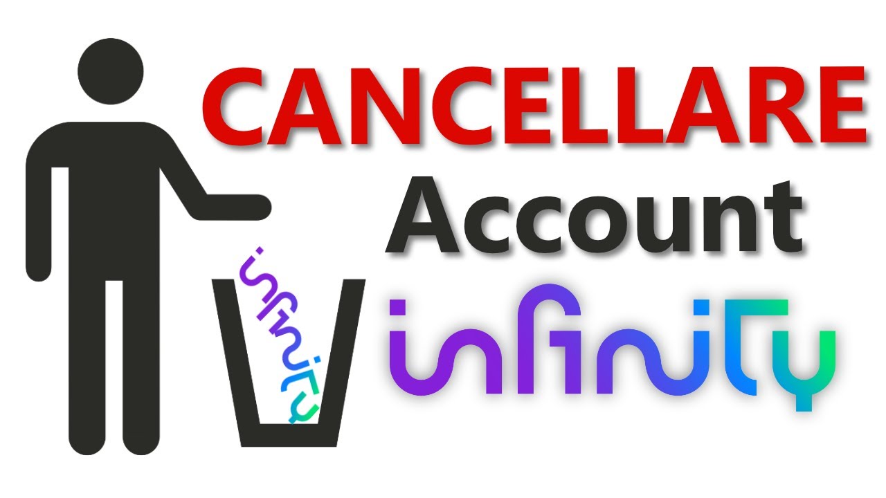 INFINITY - Come cancellare il proprio account