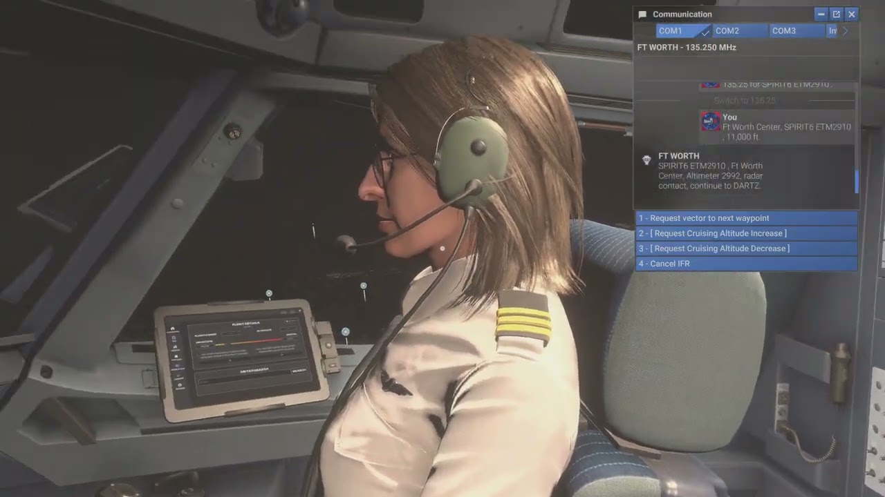 Microsoft Flight Simulator 2024 DFW-IAH via CCL