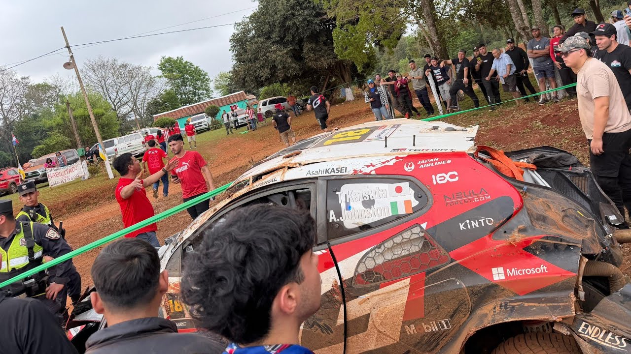 Takamoto Katsuta Crash WRC Ueno Rally del Paraguay 2026 🇵🇾