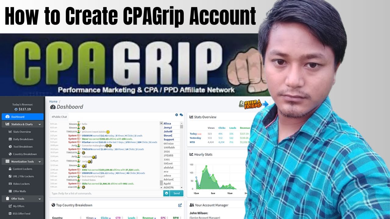 How to Create CPAGrip Account | CPA Marketing Hindi Course