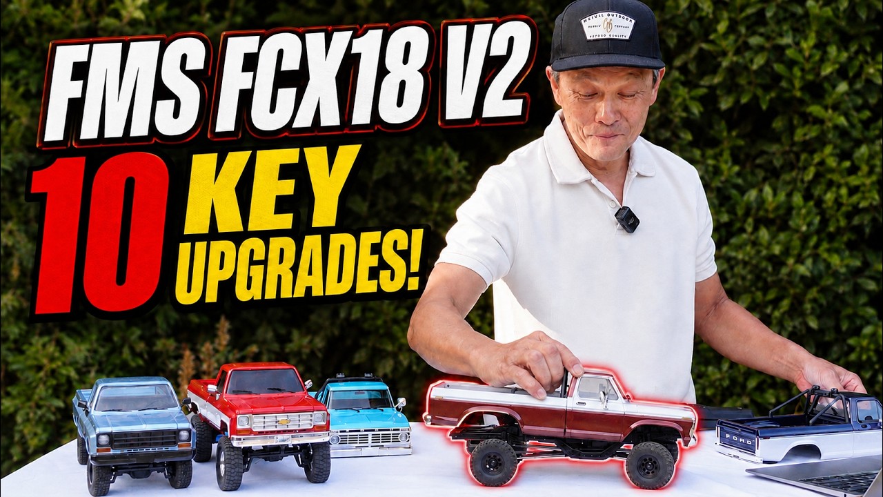 FMS FCX18 V2 против оригинала: что на самом деле изменилось? Не считая великолепного магнитного к...