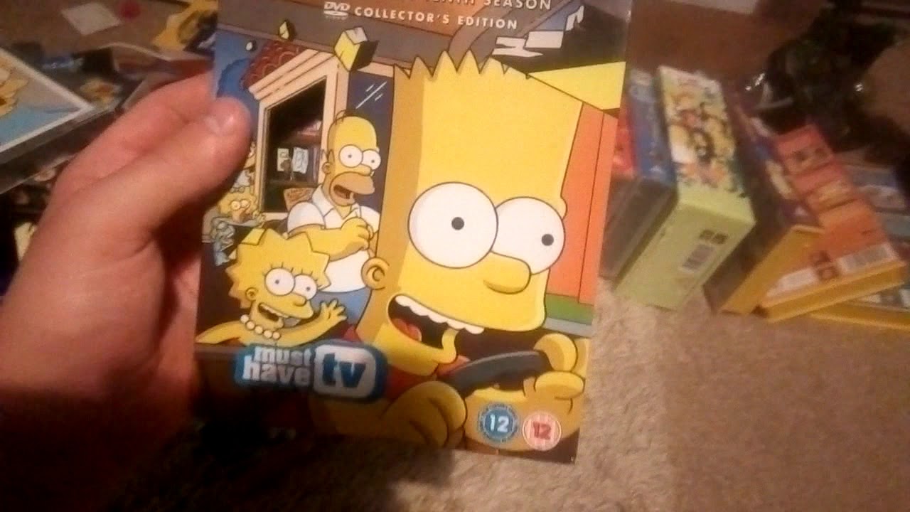 My Simpsons DVD/VHS collection part 1-the DVDs
