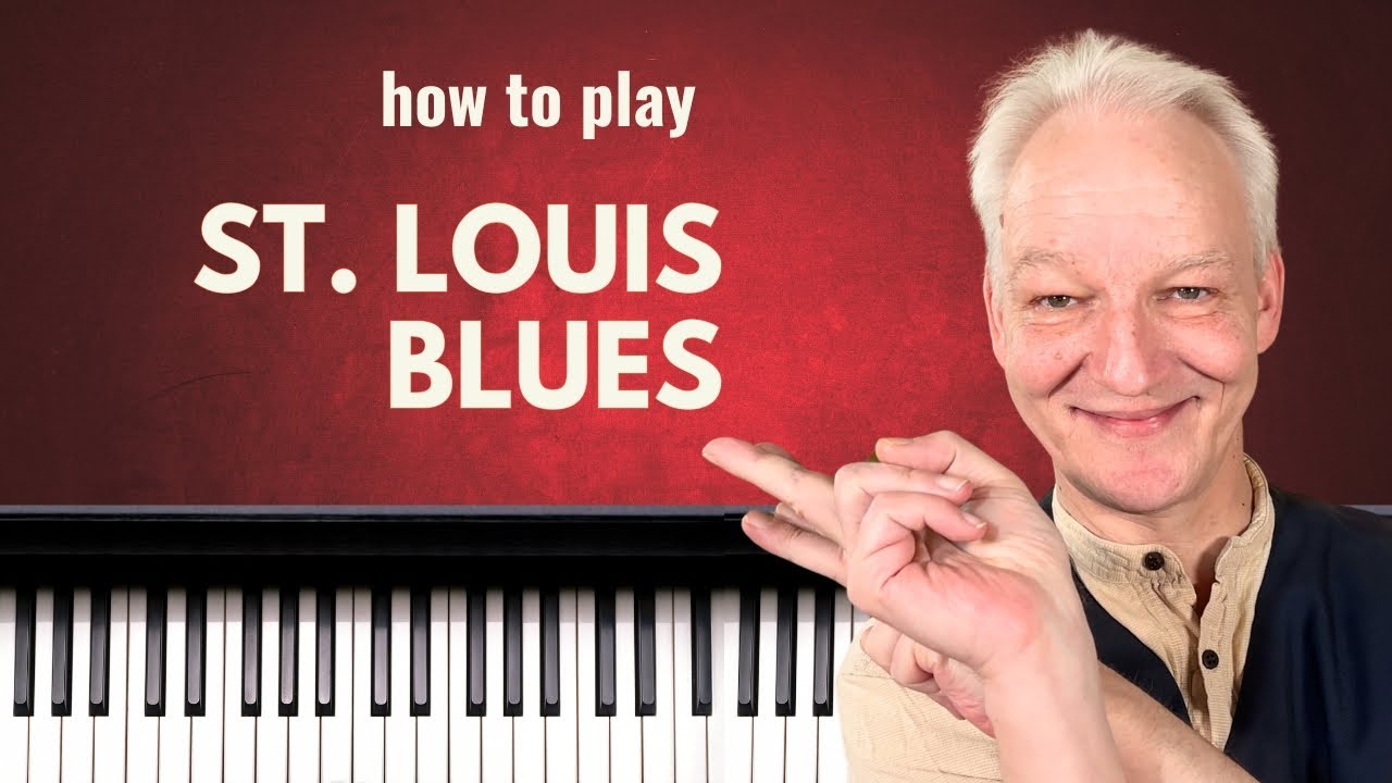St. Louis Blues piano tutorial, easy