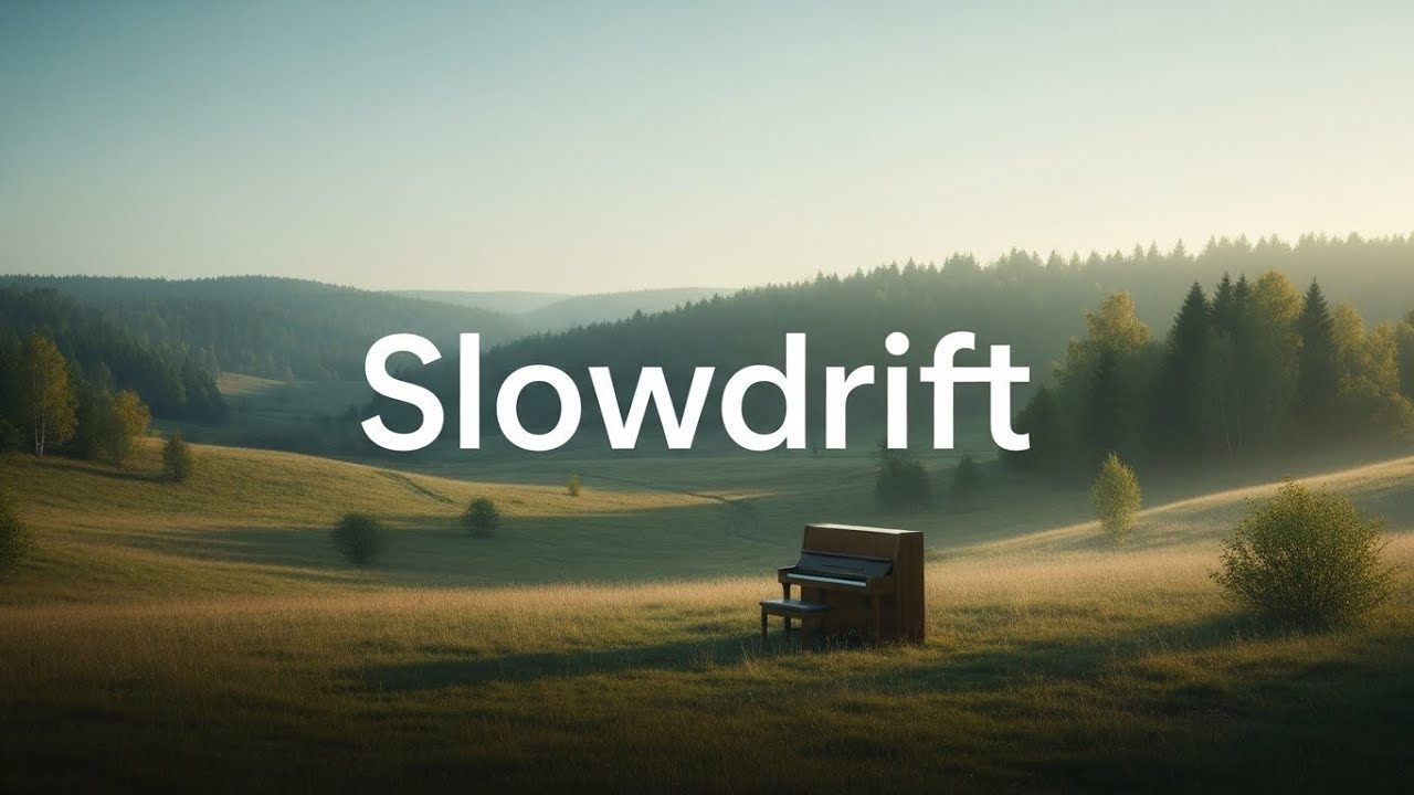 1 Hour Calm Piano for Gentle Focus & Emotional Ease – Slowdrift