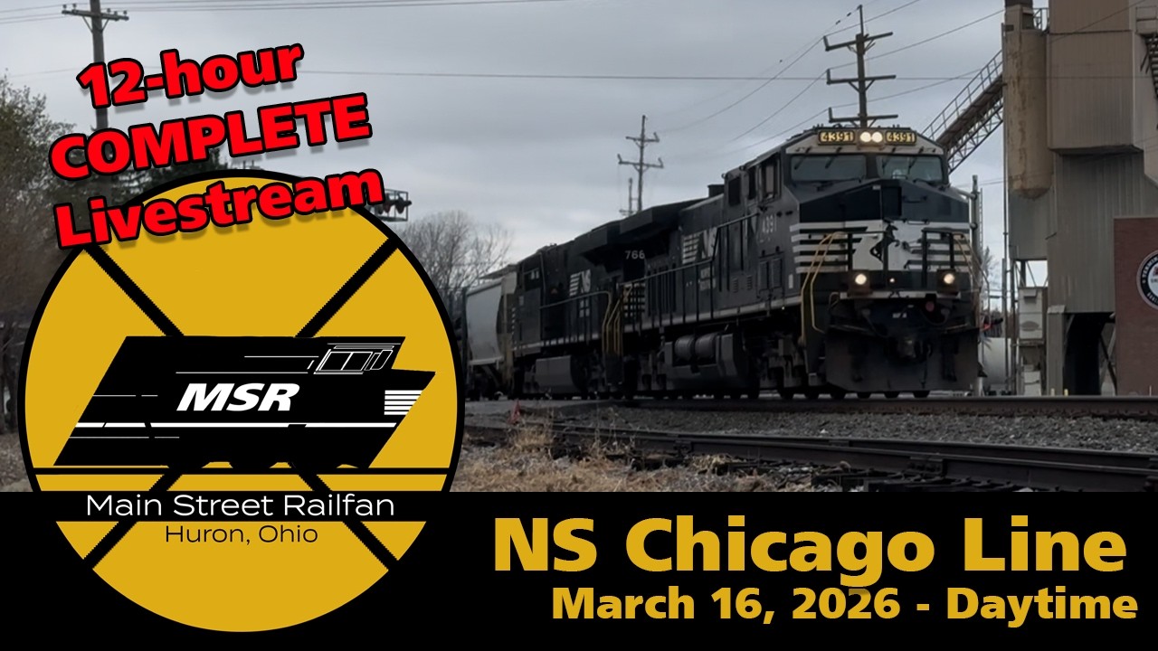 Huron, Ohio, USA | LIVE Train Camera