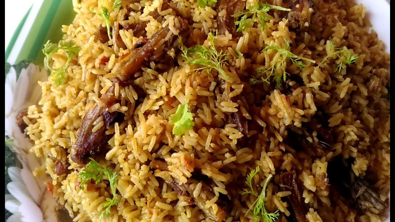 Bombil Biryani Fish Biryani Delicous and Easy Dried FIsh Recipe