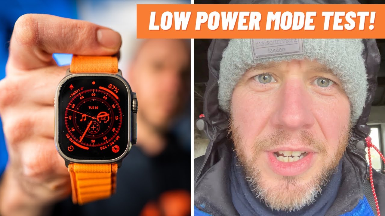 60 hours of battery life?! Apple Watch Ultra battery test!