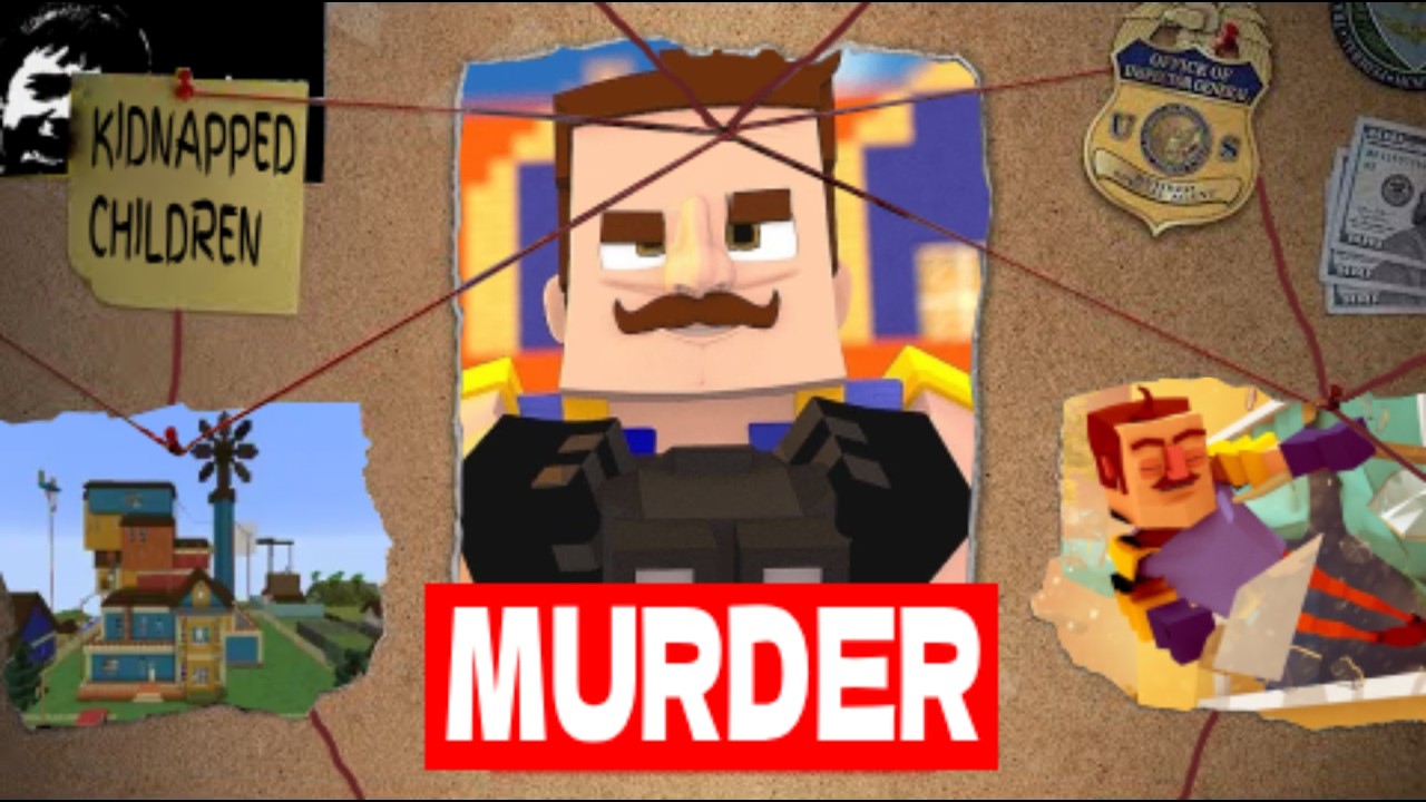 Мой совершенно нормальный сосед в Minecraft — убийца.