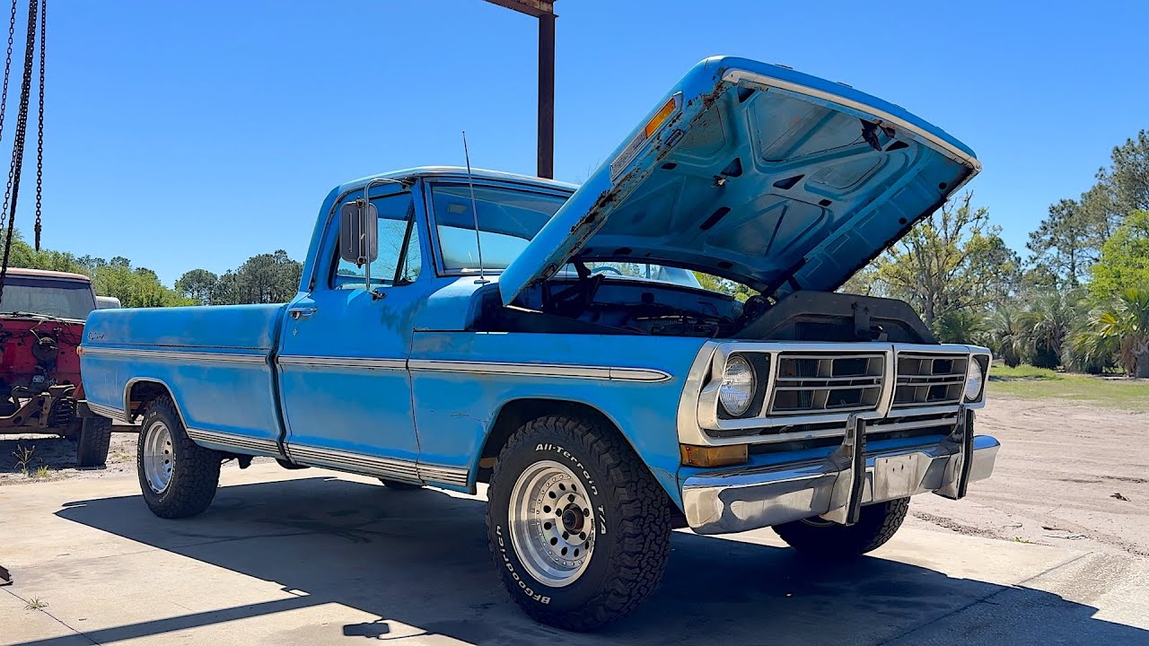 FORD 302 V8 Engine & C4 Transmission Removed | F100 Truck