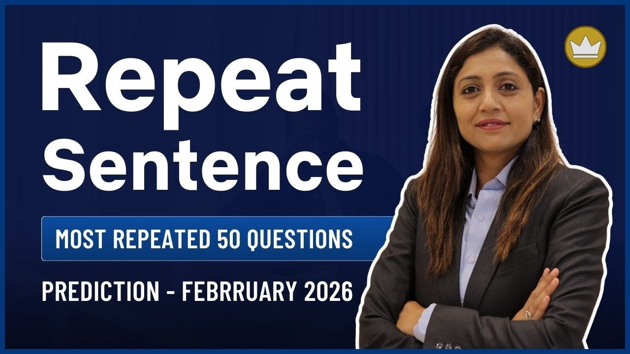 Repeat Sentence | Prediction Questions |  February 2026 | PTE Speaking | PTE with Tejal