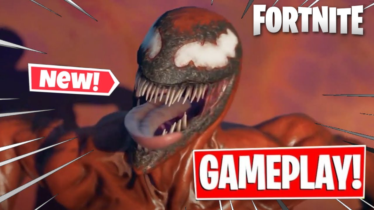 CARNAGE Skin Gameplay In Fortnite