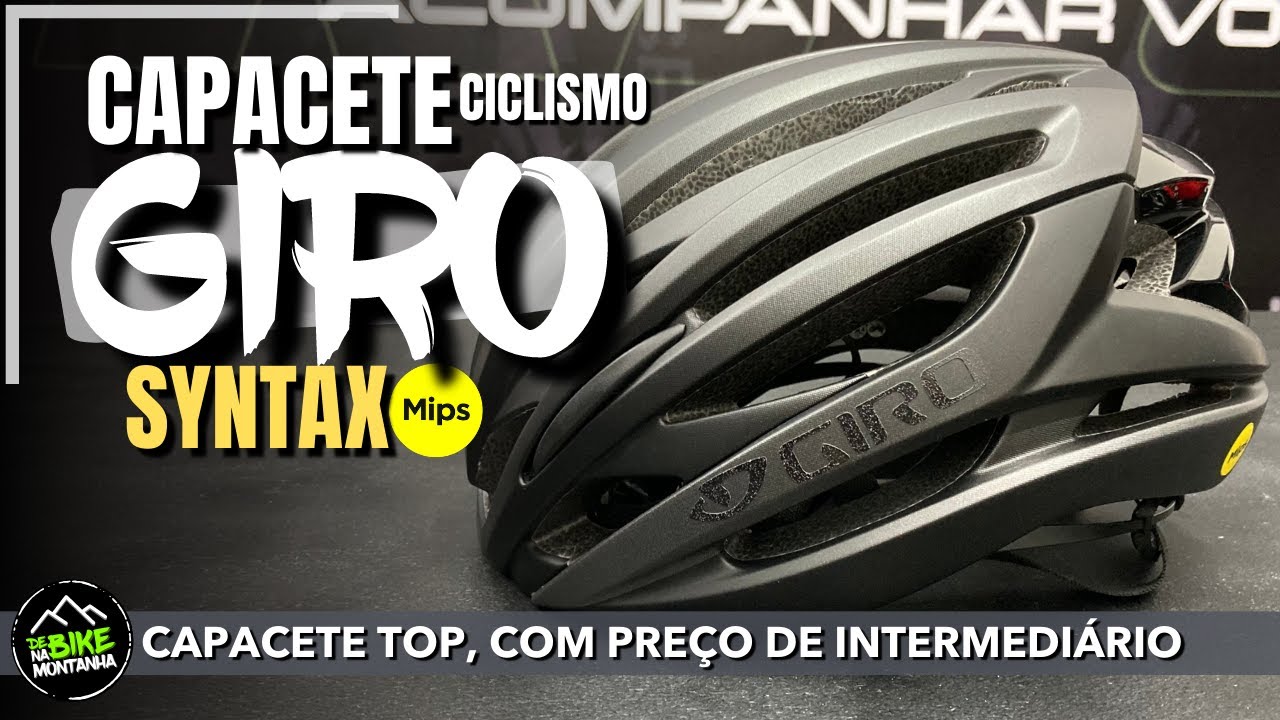 GIRO SYNTAX MIPS - SEGURO, CONFORTÁVEL E MUITO BONITO