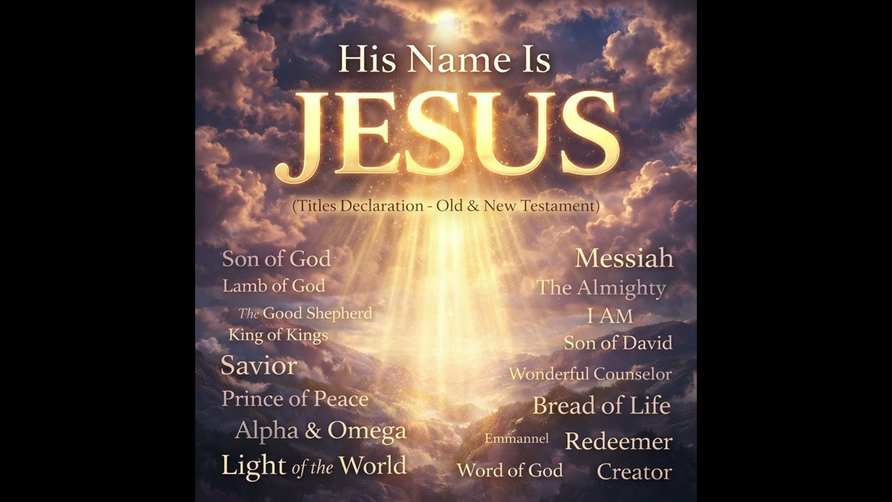 His Name Is Jesus Titles Declaration – Old & New Testament