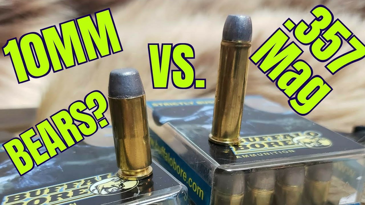 10 мм против .357 Magnum для защиты от медведей на Аляске. Эпизод 2: Buffalo Bore HardCast