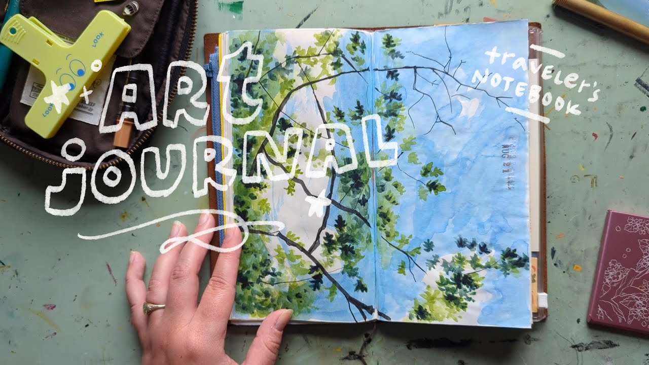 Art Journal Flip | блокнот путешественника | август и сентябрь