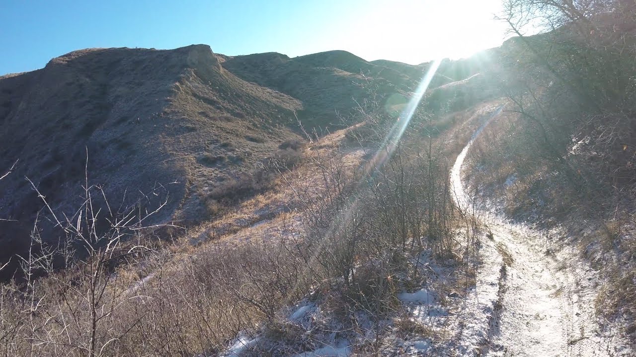 SIX MILE, 2019. Winter. (RAW RIDE) Lethbridge Alberta mtb trail ride